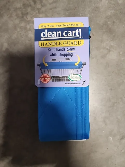 New Blue color Clean Shopping Cart Handle Guard Reusable Cover Sanitary Washable