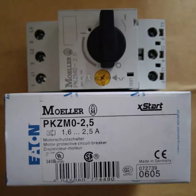 1 pz PKZM0-2,5 per avviamento motore manuale Eaton/Moeller