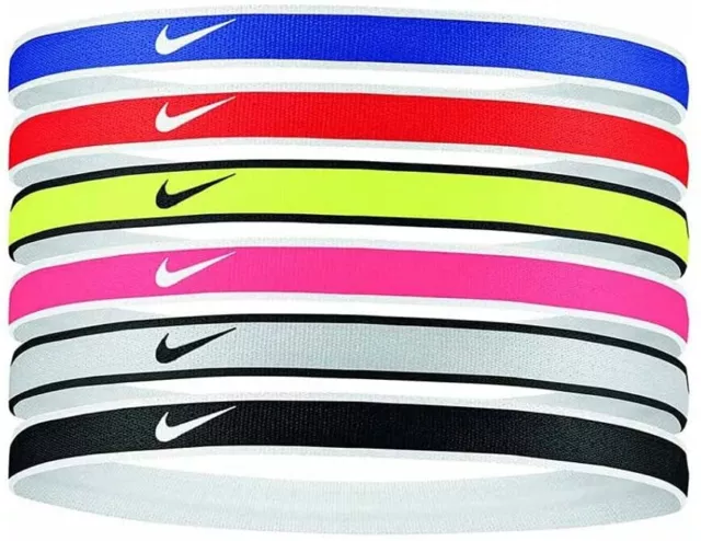 Nike Cinta Pelo Elástico Cinta de Pelo Unisex Fitness Banda de Deporte Cinta