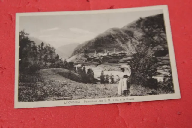 Cartoline Rieti Leonessa Monte Tillia e la Rocca Ed. Palla NV