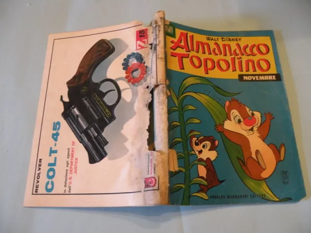 Almanacco Topolino 1964 N.11 Mondadori Walt Disney Orig. Buono No Bollino