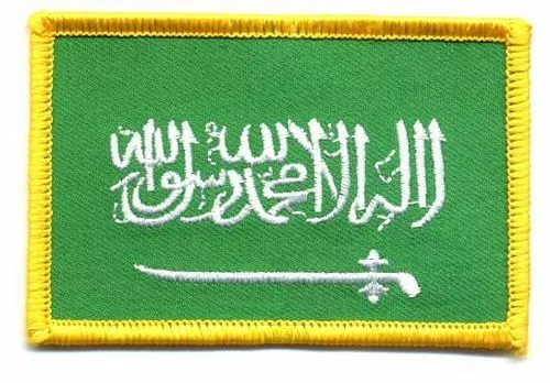 Flaggen Aufnäher Patch Saudi Arabien Fahne Flagge