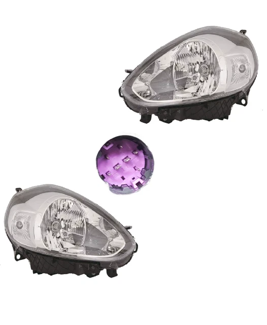 2 X FARO FANALE PROIETTORE FENDINEBBIA PER FIAT GRANDE PUNTO H1 FARETTO - Foto 5