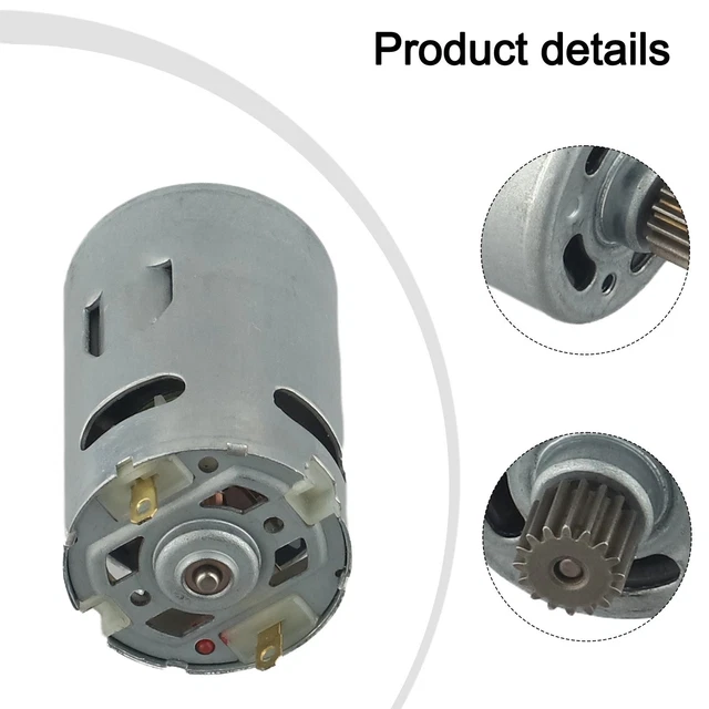 Moteur RS550 13 Dents De Rechange Pour Perceuse Sans Fil GSB GSR120 LI 18 V Pièces De Rechange RS550 Moteur De Rechange Pour Perceuse Sans Fil