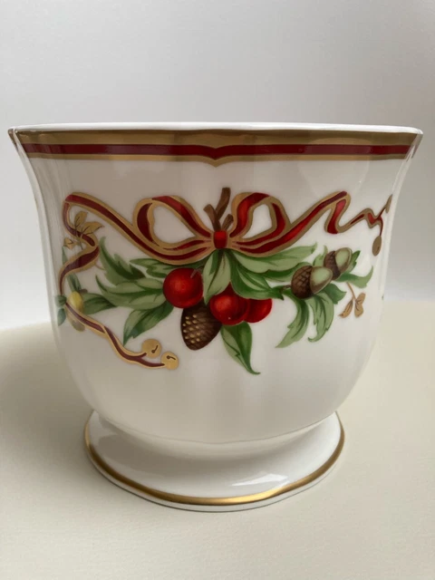 TIFFANY Gefäß m. Weihnachtsmotiv, NEU inkl.Verp.,Höhe 14,5 cm, Durchmesser 16 cm
