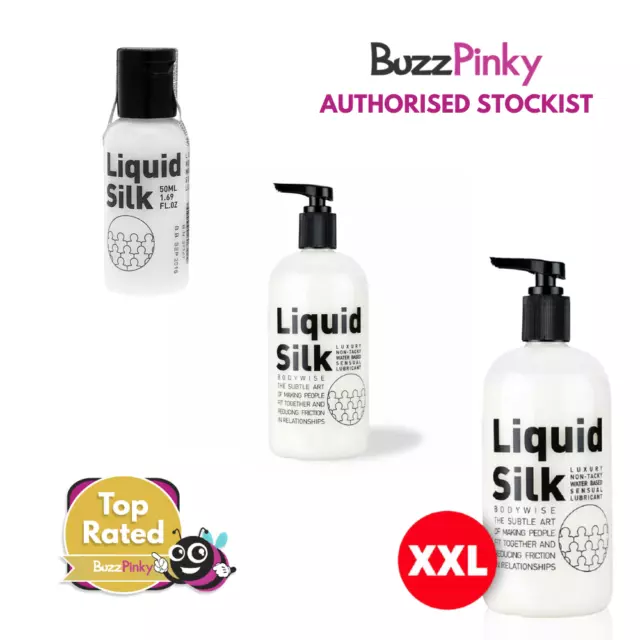 Lubricant Bodywise Liquid Silk Lubricant (Size options Available)