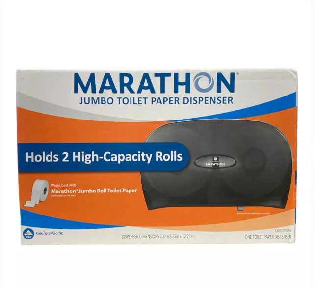 MARATHON JUMBO BATH Tissue Double Roll Dispenser $32.91 - PicClick