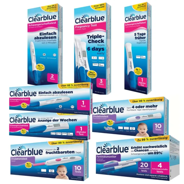 Clearblue Schwangerschaftstest Ovulationstest Digital, duale Anzeige, Advanced
