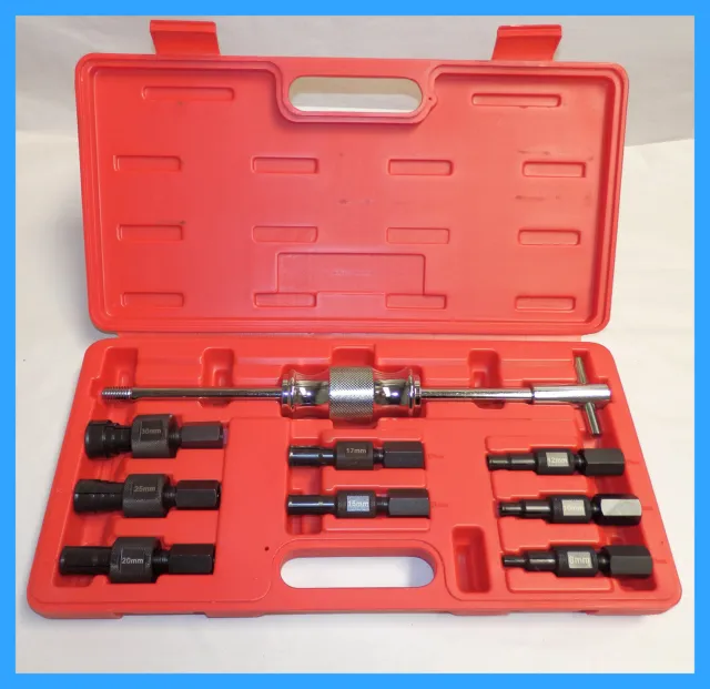 Blind Bearing & Bushing Removal Set (30, 25, 20, 17, 15, 12, 10, 8Mm Colletts)