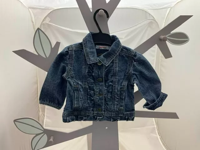 Clayeux veste manche longue façon jean bleu bébé 6 mois