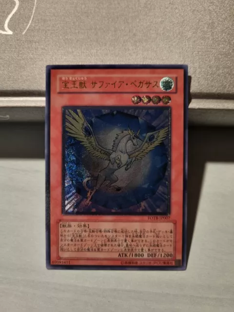 Yu-Gi-Oh!- Bestia Cristallo Pegaso Zaffiro -FOTB JP007 -Ultimate Rare-Giapponese