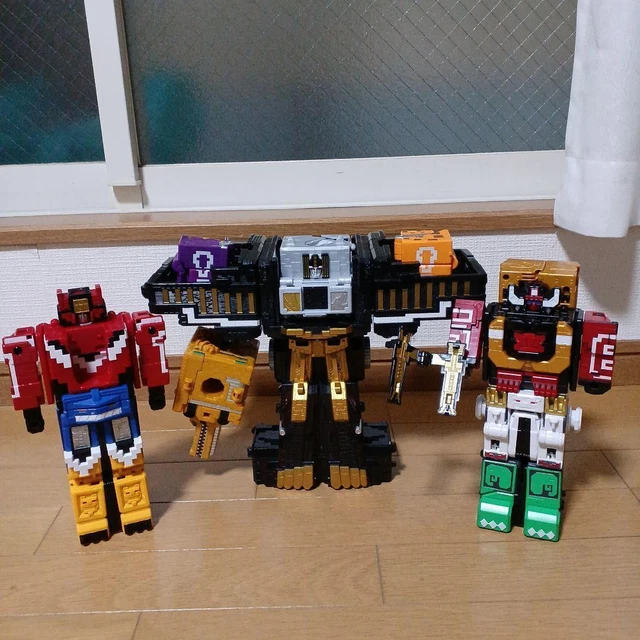 Cube Power Ranger POWER RANGERS DOUBUTSU Sentai Zyuohger DX Megazord 3p Cube 2p set ...