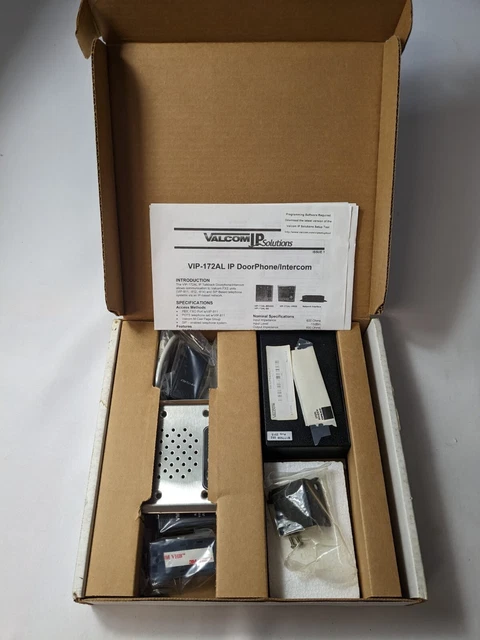 Valcom IP SoundPoint VIP-172AL-VRSS - IP intercom station (VC-VIP-172AL-VRSS)
