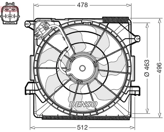 DRM21026, Cooling Radiators - DENSO