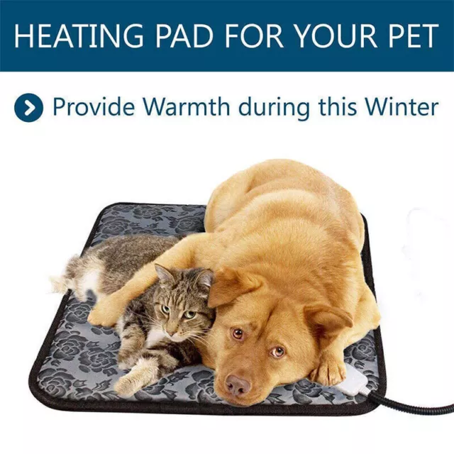 Tappetino riscaldante elettrico coperta animale domestico riscaldato gatto cane tappetino riscaldante impermeabile 3