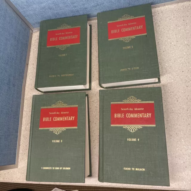 Seventh Day Adventist Bible Dictionary Commentary Ref w/ Atlas Volumes 1-4