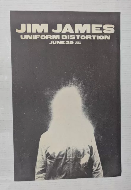 Jim James of My Morning Jacket - Uniform Distortion [Promo Poster] 11 x 17 #