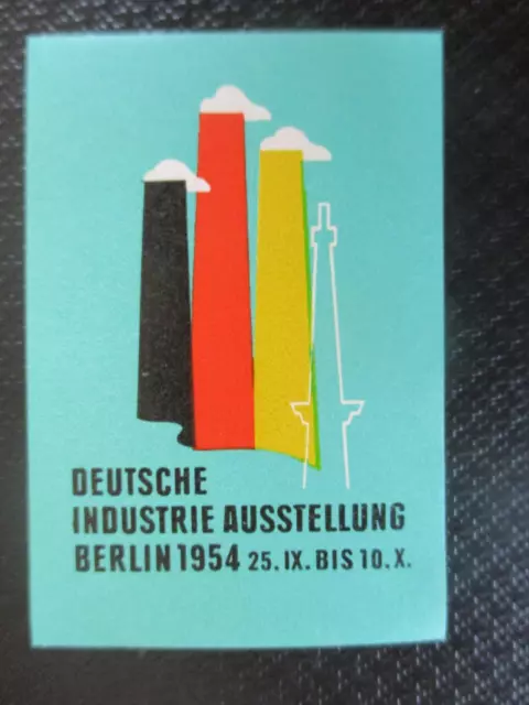 (10684) Reklamemarke - Deutsche Industrie Ausstellung Berlin 1954