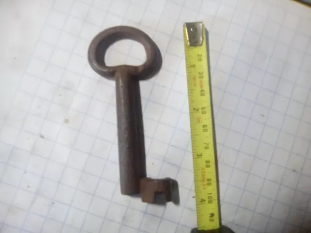 large old French key, original and antique (B)