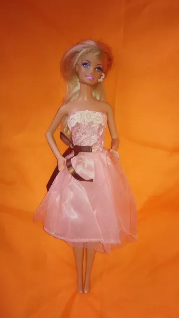 Barbie Puppen Cocktail Kleid Prinzessin Ballkleid Hochzeit Braut Jungfer M Dress