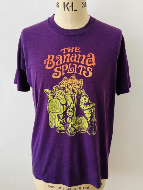 Vintage 90s  Banana Splits ‘GAYE BYKERS ON ACID ’ T-Shirt  Size XL PURPLE