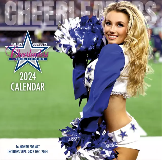 NFL Dallas Cowboys Cheerleaders  2024 Swimsuit Mini Wall Calendar NEW!