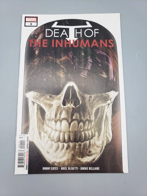 Death Of The Inhumans Vol 1 #1 July 2018 Illustrated Softcover Marvel Comic Book