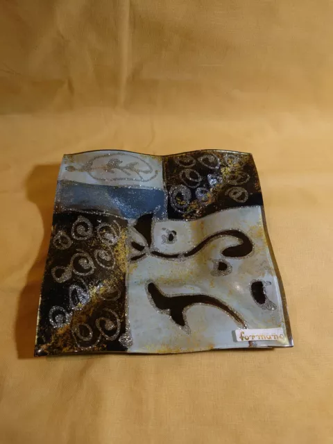 Coupelle/assiette en verre, Linvosges, Hérisson