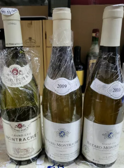 3 Bottles of white  Burgundy  Ramonet +  Bouchard Pere & Fils  Montrachet