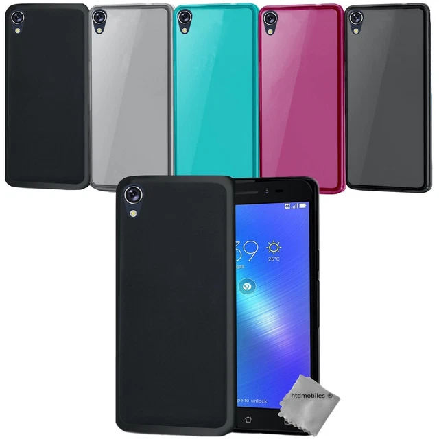 Kit Protection Complet Pour ASUS Zenfone - Coque Gel Silicone TPU + Film Verre Trempé 9H - Transparent - Anti-choc