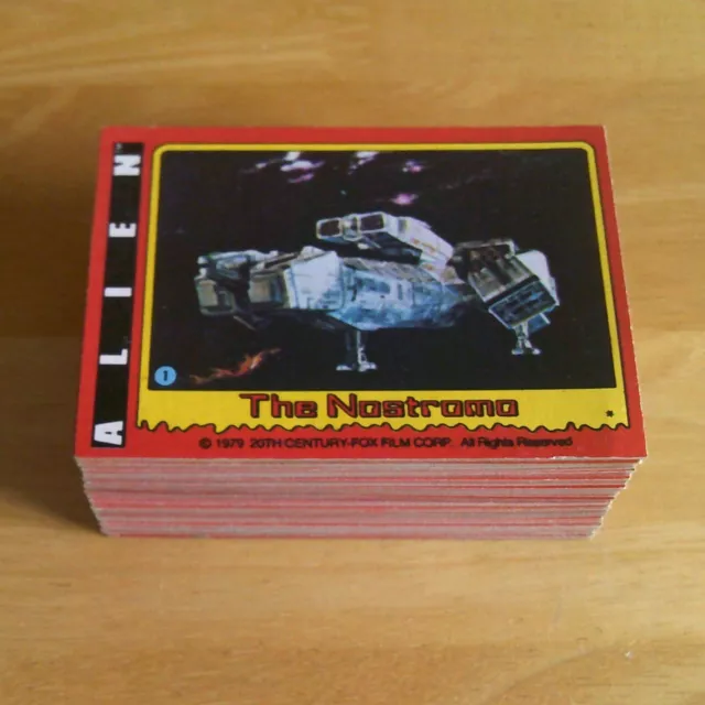 Topps ALIEN Trading Cards / Movie Photo Cards 1979 - Pick 5 from my list.