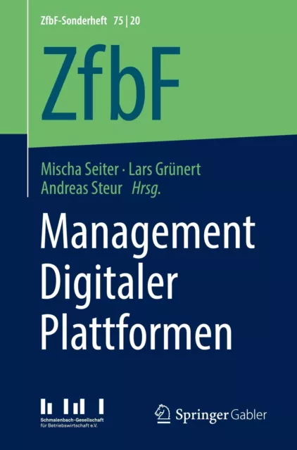 Management Digitaler Plattformen Mischa Seiter (u. a.) Taschenbuch Paperback x