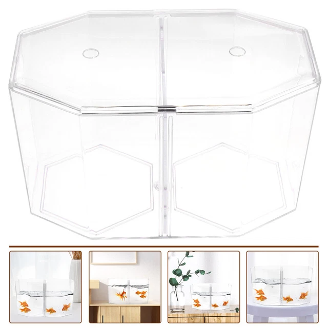 Acrylic Fish Isolation Box Fish Tank Glass Aquarium Incubator