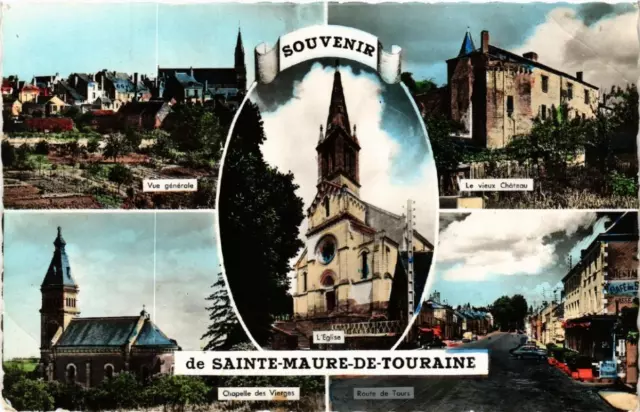CPA Souvenir de Ste-MAURE-de-TOUAINE (611918)
