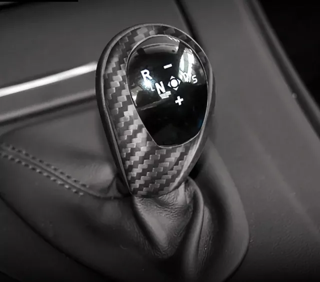 100% echt Carbon Gangschalter Knauf Abdeckung Blenden passend BMW