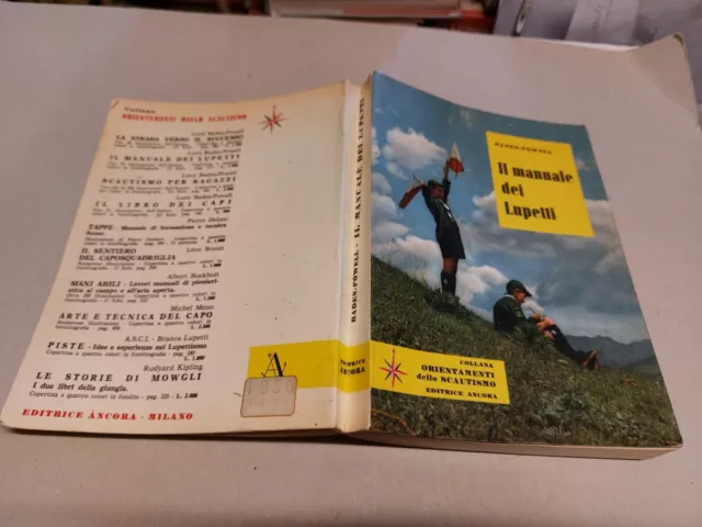 Baden Powell IL MANUALE DEI LUPETTI. 1971, 4a ed, 25g24
