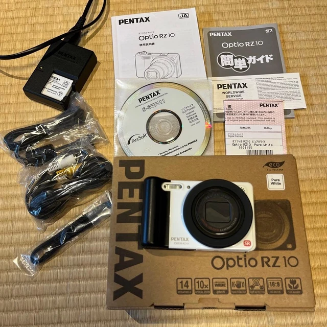 PENTAX OPTIO RZ10 blanco funcionando EUR 138,54 - PicClick ES