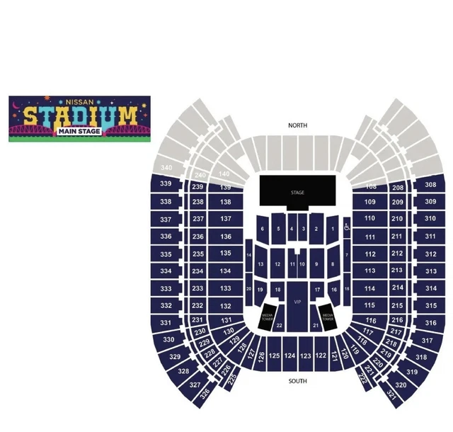 CMA COUNTRY MUSIC Festival 2023, 2 four day passes Section 110 Row F