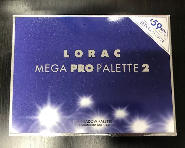 *AUTHENTIC* LORAC *MEGA PRO PALETTE 2* - 32 Shades Eye Shadow - BRAND NEW IN BOX