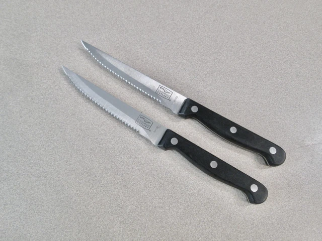 Pair Of Chicago Cutlery 4 1/2" Steak Knives-Free Shipping In Usa