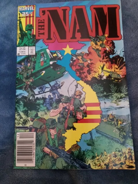 The Nam #1 1986 Vietnam War Stories Marvel Copper Age First Issue Vf!