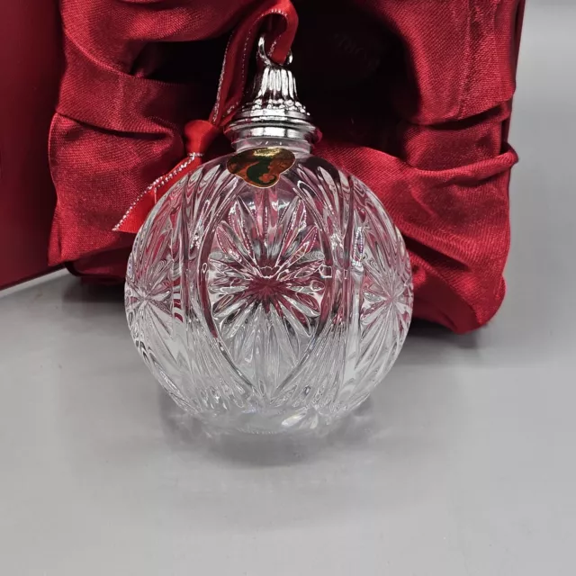 Waterford Crystal Christmas Ornament Ball