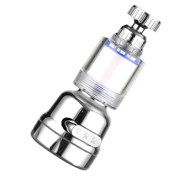 Nuevo 360 Grados Rotable Cabezal de Spray Grifo Duradero Filtro Boquilla 3 Modos S1