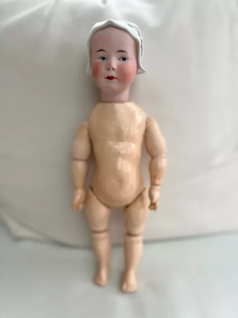 antique porcelain head doll - Gebrüder Heubach -
