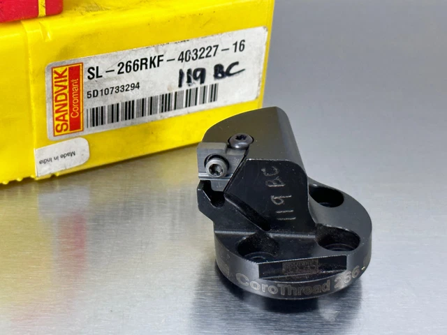 Sandvik SL-266RKF-403227-16 Indexable Thread Turning Head SL40 CoroThread