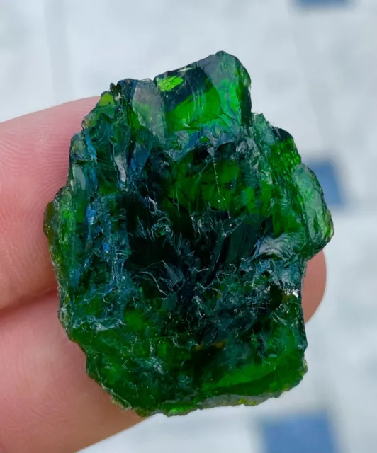 Cromodiopside cristallo chiaro trasparente cromediopside Russia 3