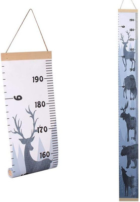 Sticker mural amovible pour chambre denfant ou salon motif crocodile arrosé Toise de croissance pour bébé 