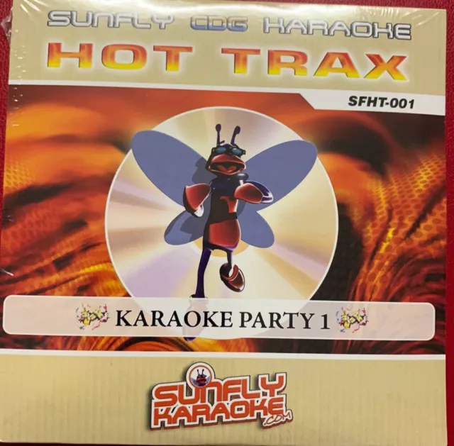 Sunfly Karaoke Hot Trax Vol 1 CDG Disc - Karaoke Party 1 (SFHT-001)