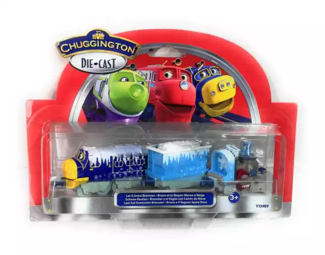 Collection Chuggington Let It Snow Brewster Bruno E Il Vagone Spara Neve - Die-C