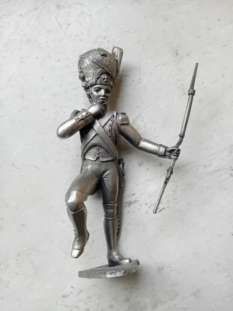 Figurine étain 'Les Etains Du Prince' – Scène De Bivouac Premier Empire Avec Charrette Et âne, échelle 1:18